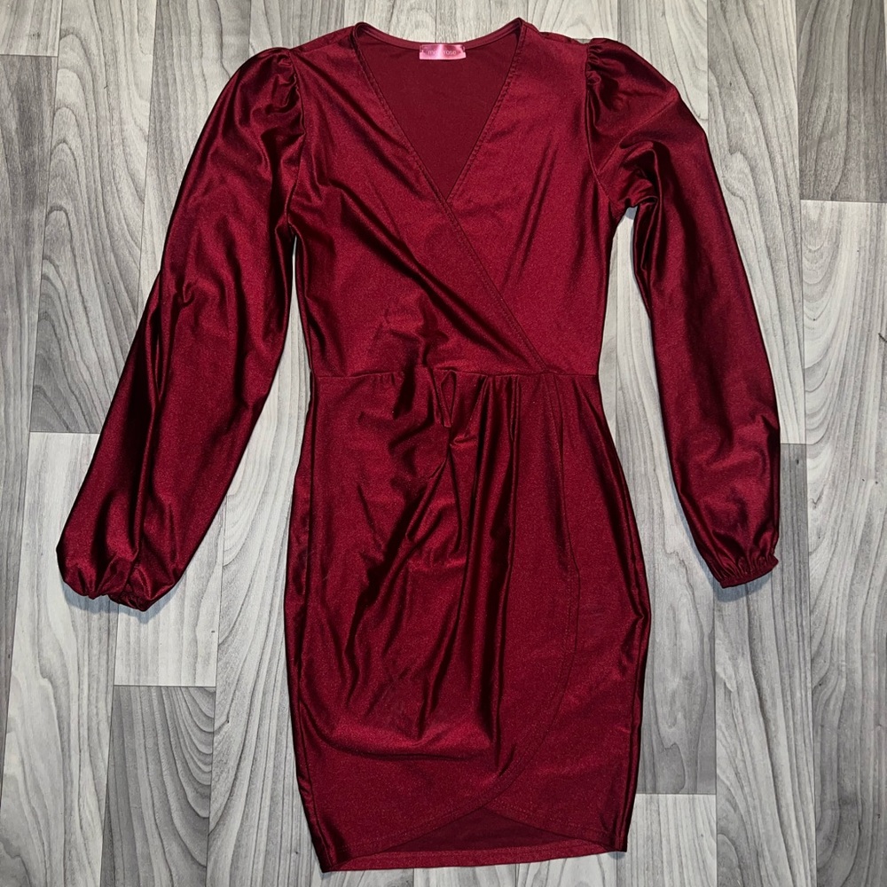 Burgundy Dress